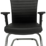 Chaise Visiteur Ergonomique Noir