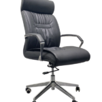 Fauteuil Président Accoudoirs Bois