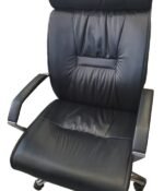 Fauteuil Président Accoudoirs Bois – Image 3